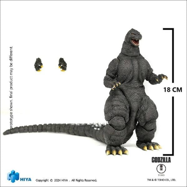 420344 Godzilla: Godzilla 1991 Hokkaido Exquisite Basic Series - Afbeelding 6