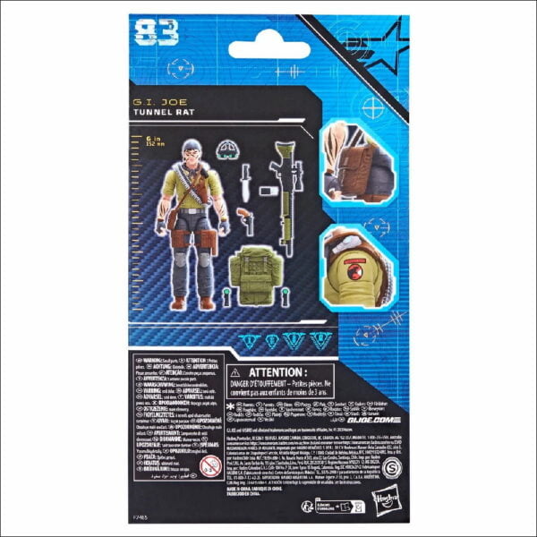 F7465 GI Joe Classified Tunnel Rat (US version) - Afbeelding 6