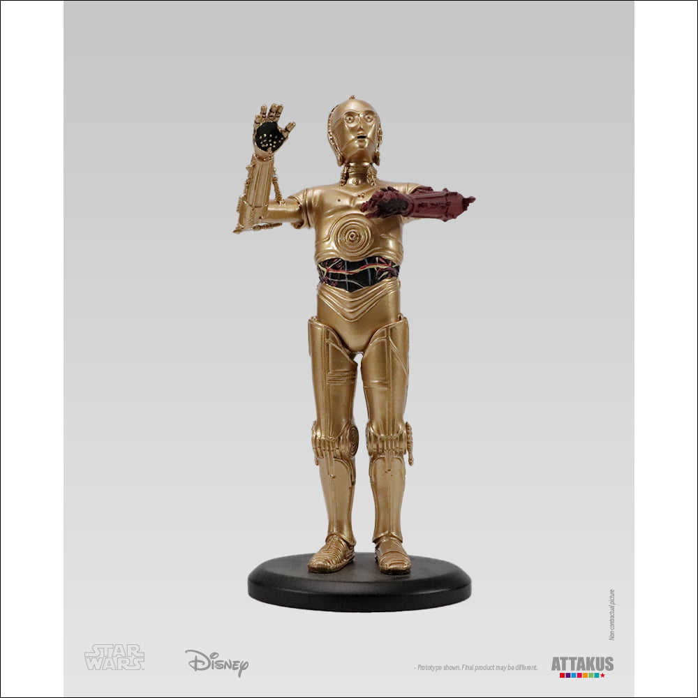 SW040 Attakus statue Star Wars C-3PO - Afbeelding 3