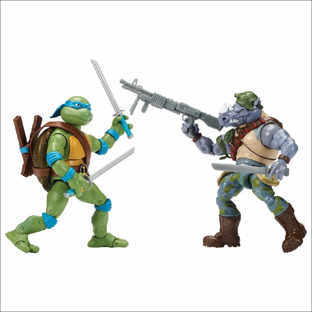 81276 Teenage Mutant Ninja Turtles 2-pack Leonardo vs Rocksteady