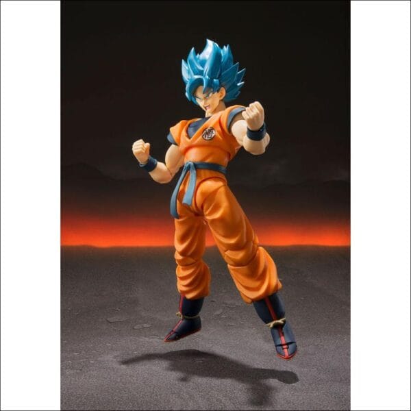 55700 Dragon Ball SH Figuarts Super Saiyan God Super Saiyan Son Goku - Afbeelding 5