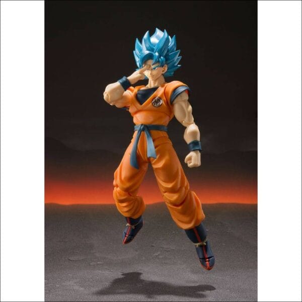 55700 Dragon Ball SH Figuarts Super Saiyan God Super Saiyan Son Goku - Afbeelding 4