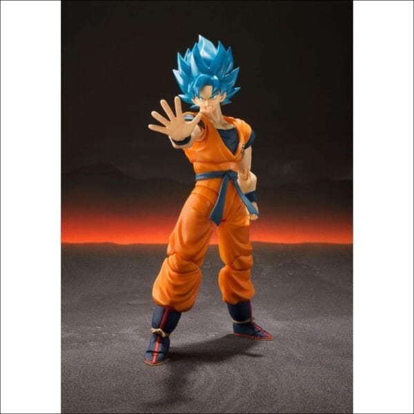 55700 Dragon Ball SH Figuarts Super Saiyan God Super Saiyan Son Goku - Afbeelding 2