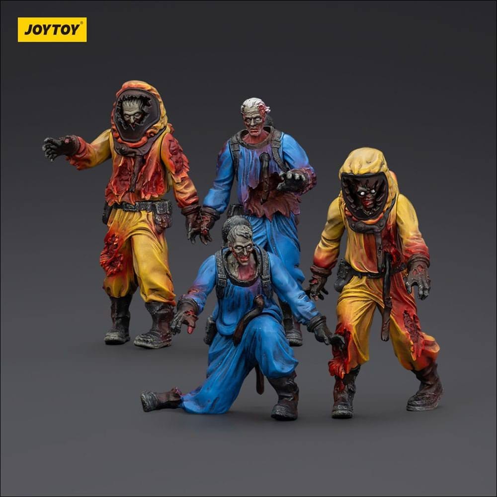 01550 Zombie Dark Source 4-Pack Biochemical Lab Team