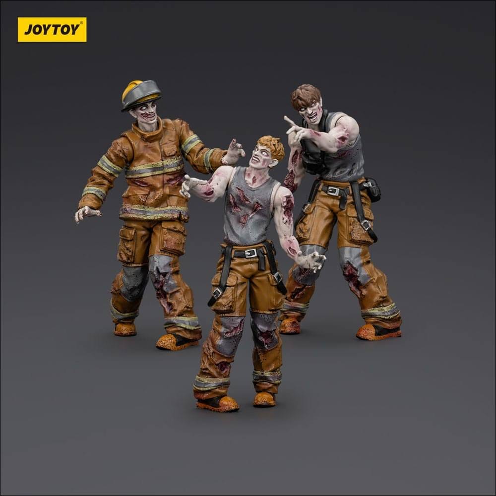 01598 Zombie Dark Source 3-Pack Firefighters