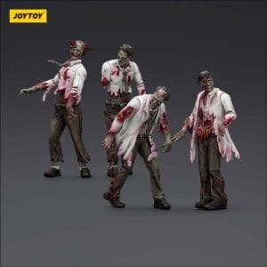 01604 Zombie Dark Source 4-Pack Scientists (Male)