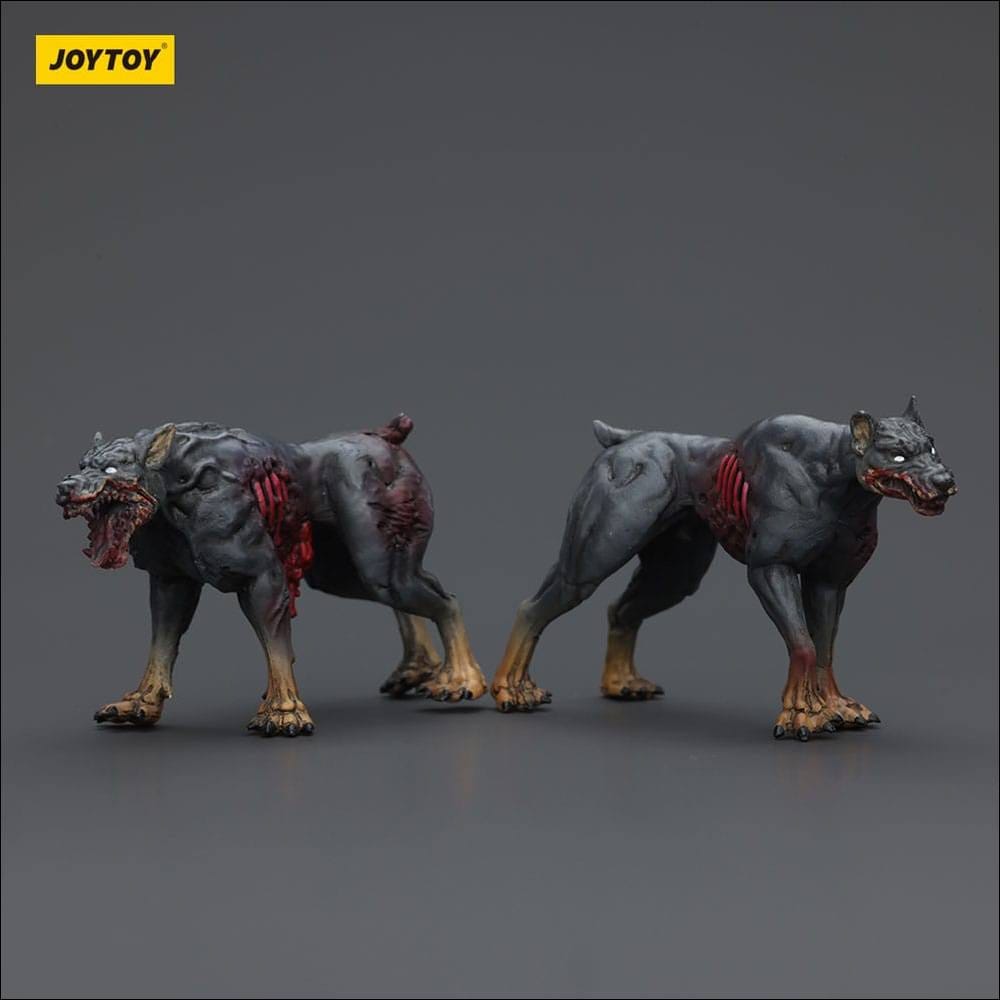 01642 Zombie Dark Source 2-Pack Police Dogs